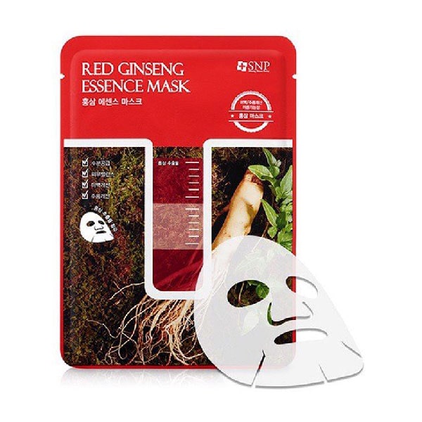 Mặt nạ tinh chất hồng sâm SNP Red Ginseng Essence Mask 25ml (miếng)