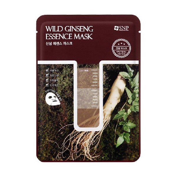 Mặt nạ tinh chất sâm núi SNP Wild Ginseng Essence Mask 25ml (miếng)