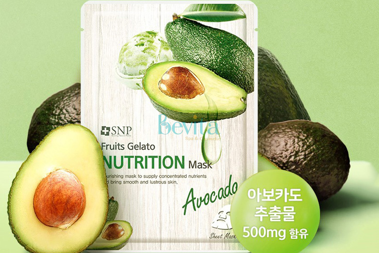 Công dụng SNP Fruits Gelato Nutrition Mask 25ml