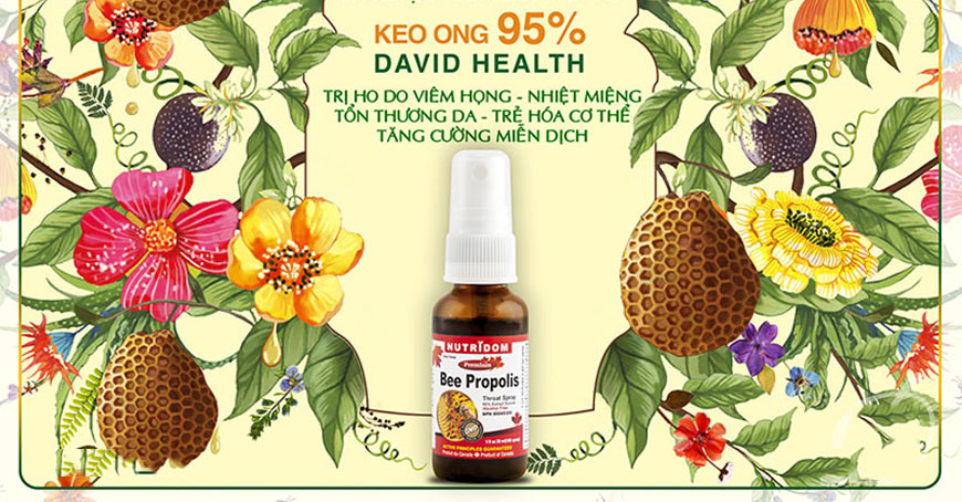 Sử dụng xịt keo ong David Health Bee Propolis giảm ho và trị viêm họng có tốt không?