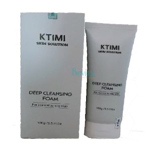Sữa rửa mặt da hỗn hợp nhờn mụn Ktimi Deep Cleansing Foam 100g