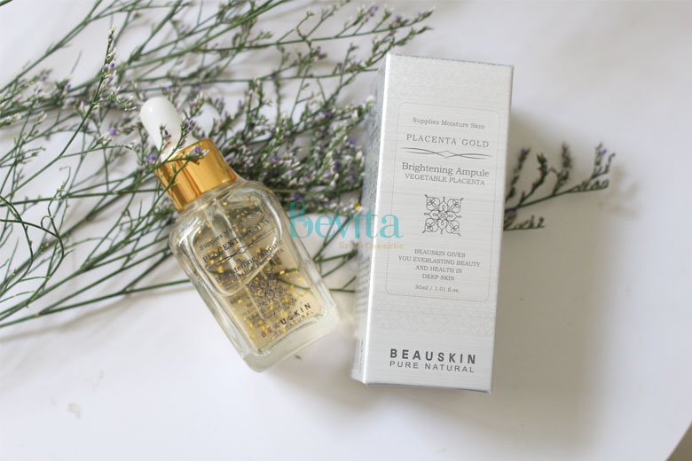 Công dụng Beauskin Placenta Gold Brightening Ampoule