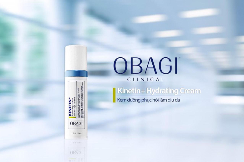 Công dụng kem dưỡng phục hồi làm dịu da Obagi Clinical Kinetin + Hydrating Cream 50ml