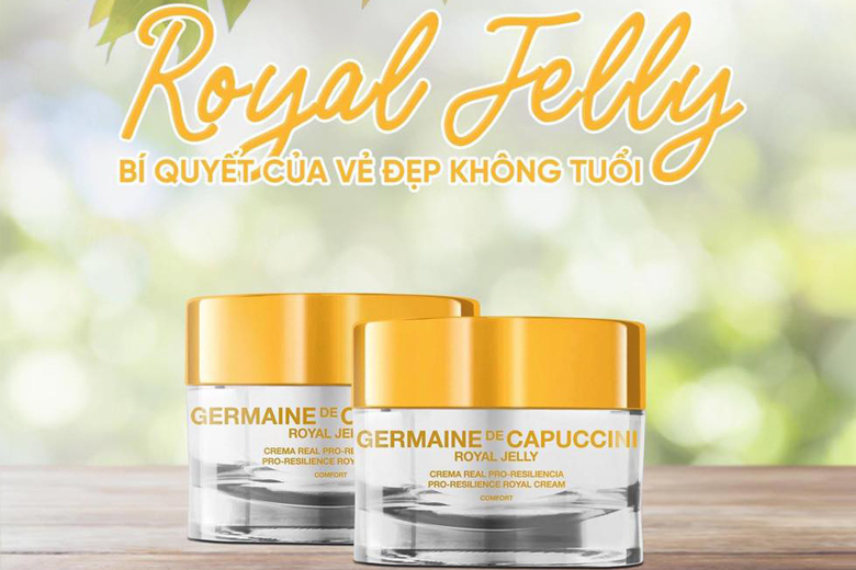 Công dụng kem dưỡng tái tạo da Germaine De Capuccini Royal J Pro-Res.Royal Cream Extreme 50ml