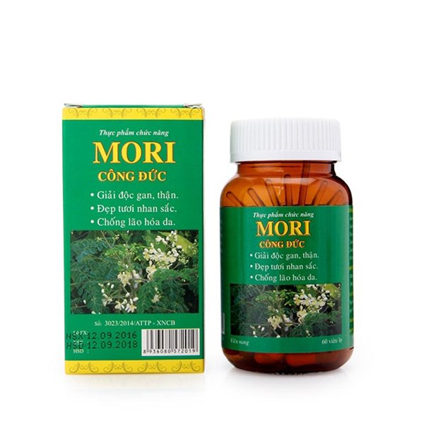Mori Công Đức viên uống nội tiết giảm mụn và cung cấp vitamin cho cơ thể